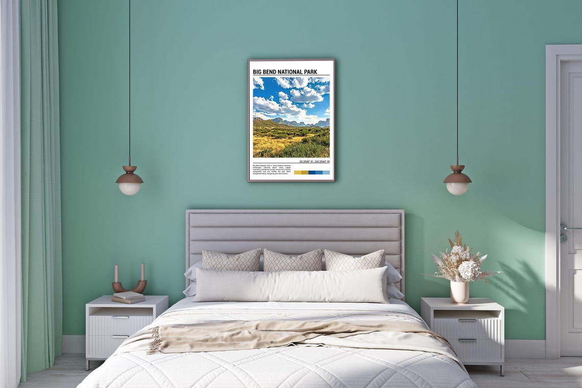 Big Bend National Park Texas Rugged Desert Mountains View Poster - Image 5