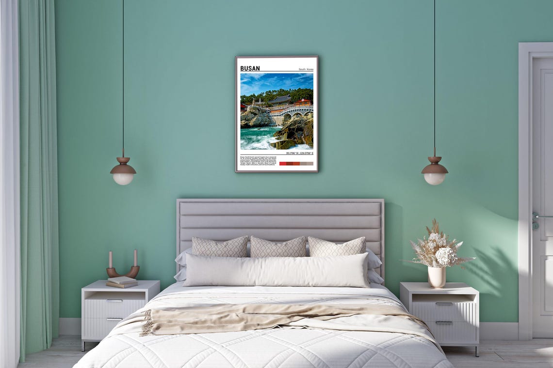 Busan South Korea Poster Print Busan Wall Art South Korea Wall Art South Korea Decor Busan Photo Busan Poster South Korea Asia Poster - Image 5