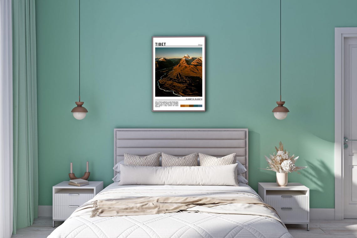 Tibet China Sacred Mount Kailash Sunrise Mountain Sacred Peak Poster - Image 5
