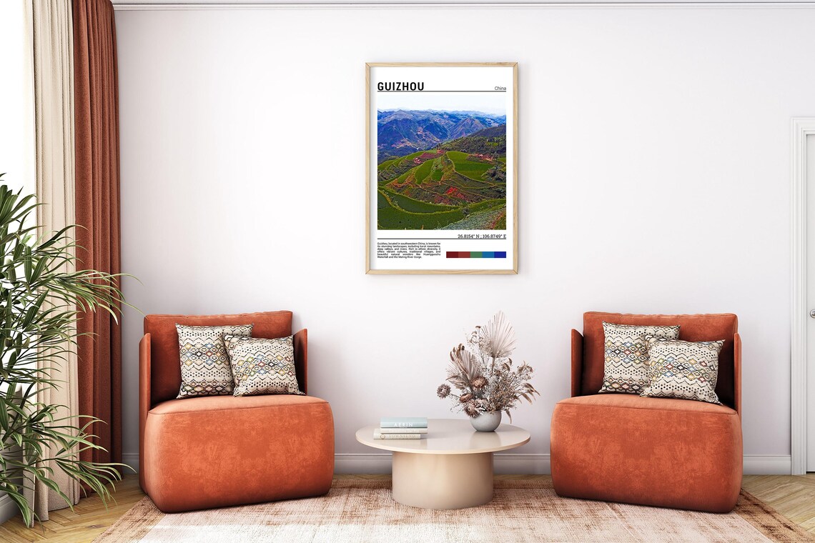 Guizhou Print Guizhou Poster Guizhou Wall Art Guizhou Travel Guizhou Art Print Guizhou Photo - Image 7