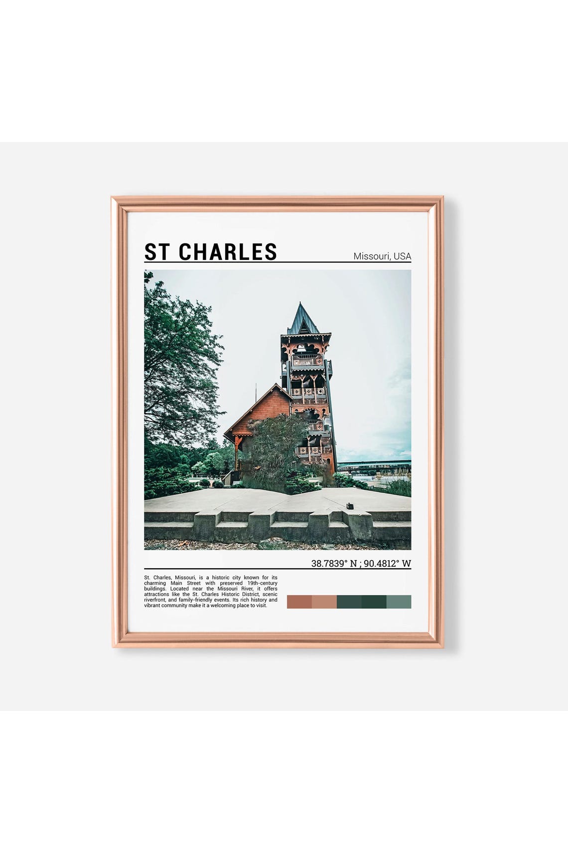 St Charles Missouri Wall Art St Charles Poster Print St Charles Print St Charles Photography St Charles Missouri Photo Missouriusa