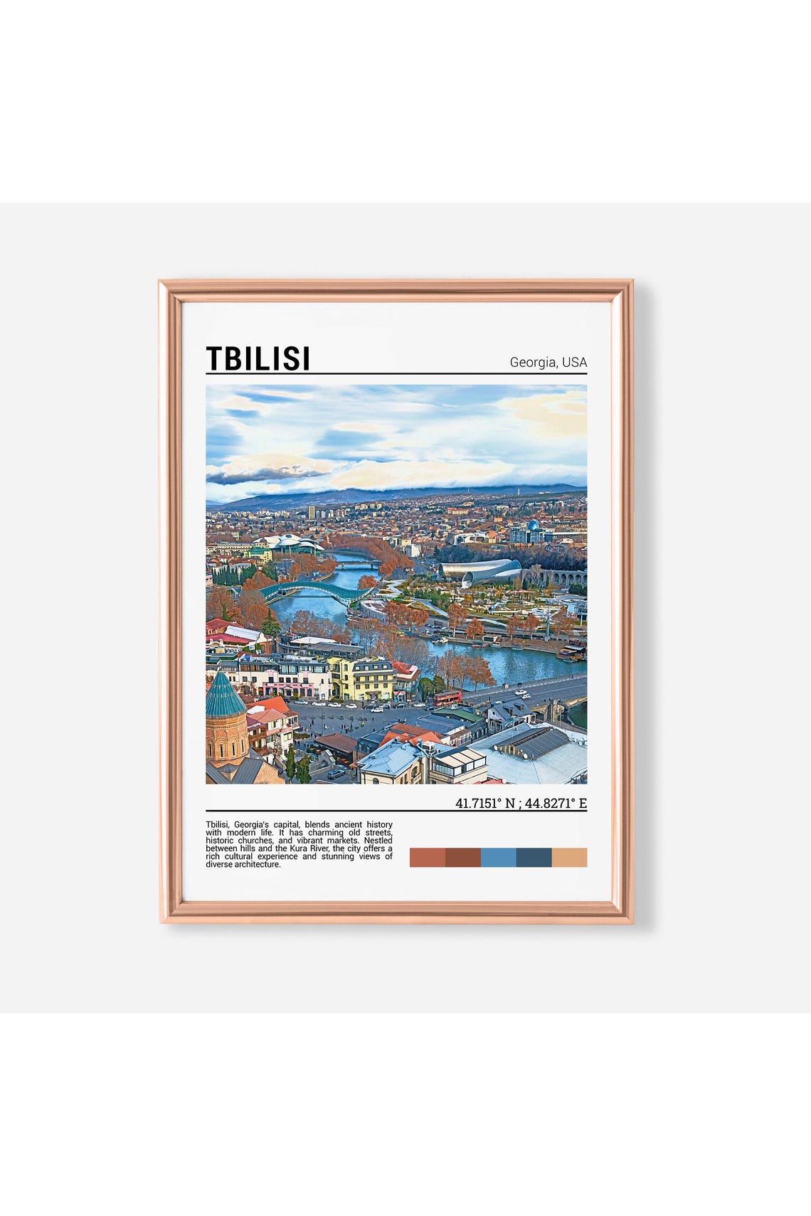 Tbilisi Wall Art Tbilisi Poster Print Tbilisi Photography Tbilisi Photo Tbilisi Decor Tbilisi Poster Georgia Usa