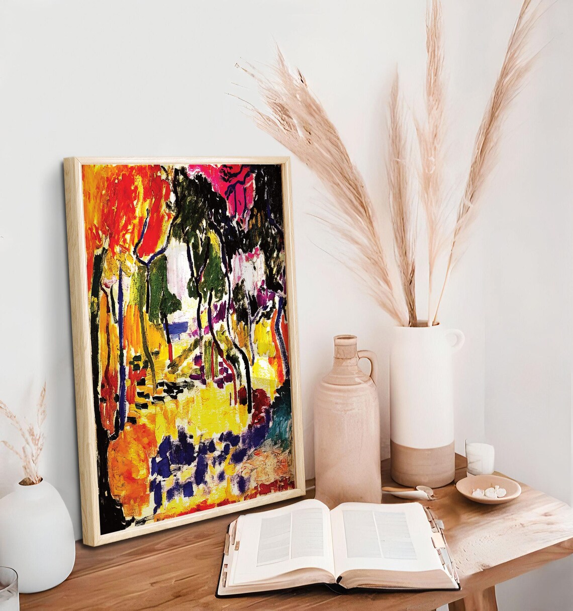 Henri Matisse Collioure Countryside Fauvist Autumn Trees Painting Poster - Image 2