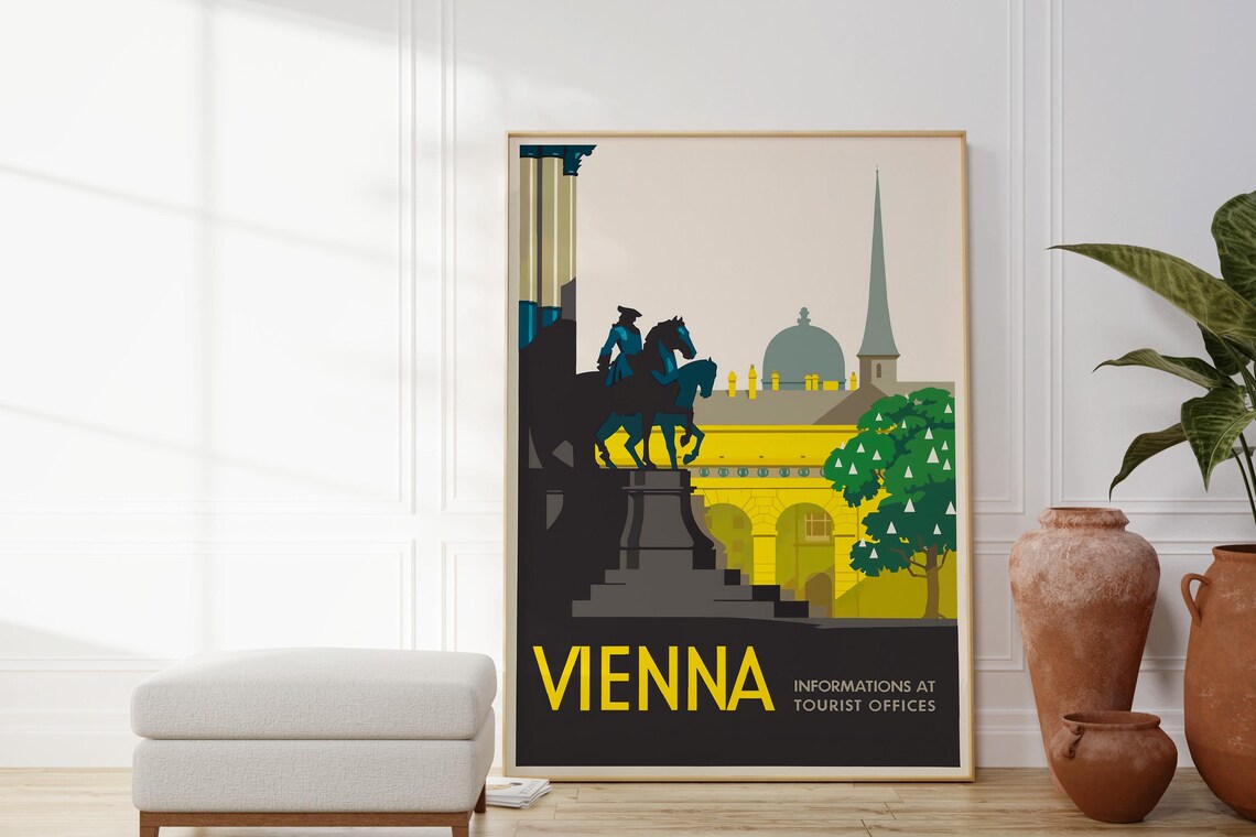 Vienna Minimalist Travel Poster, Modern Wall Print - Image 4
