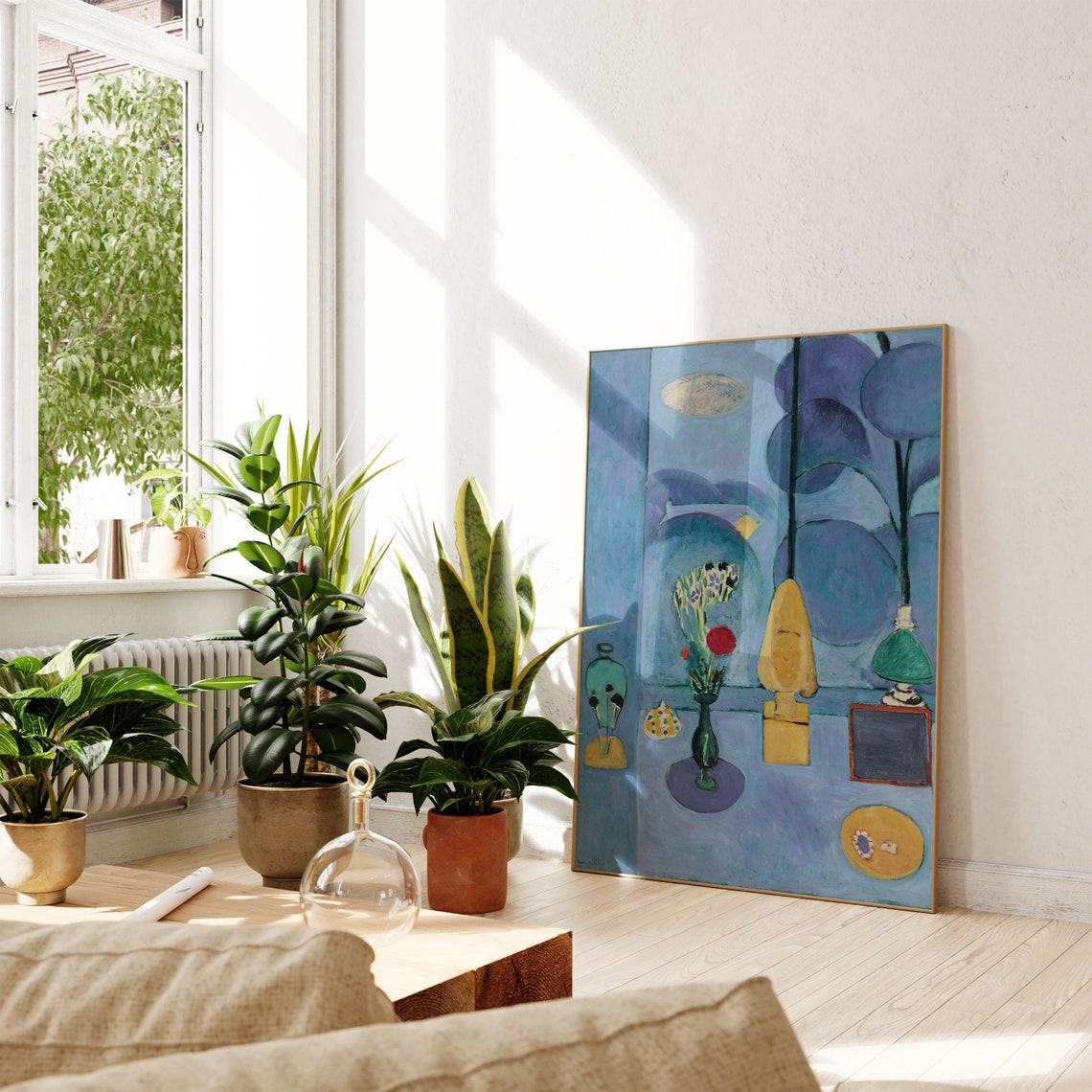 Henri Matisse The Blue Window Blue Interior Still Life Poster - Image 5