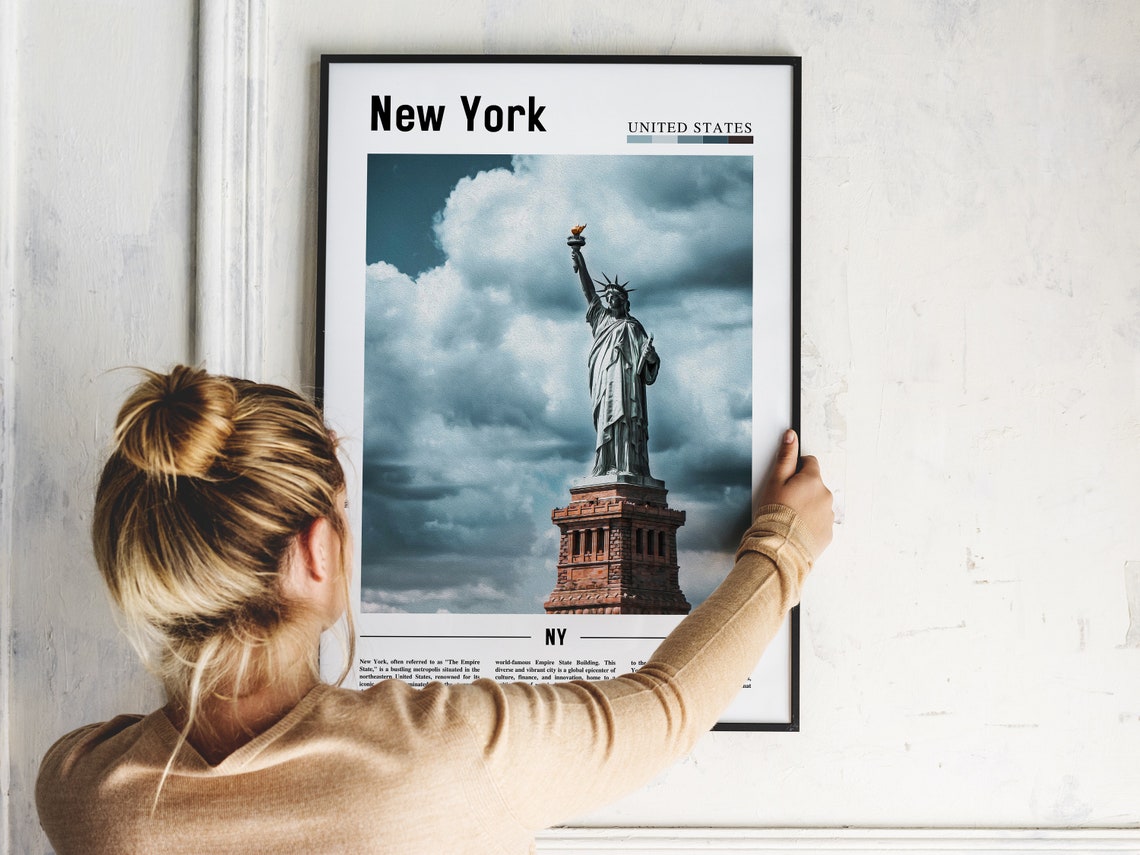 New York Poster New York Print New York Wall Art Ny Photo Ny Poster Ny Print New York Photo Travel Poster - Image 2