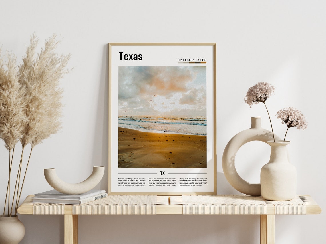 Texas Poster Texas Print Texas Wall Art Texas Photo United States Photo United States Poster United States Print - Image 3