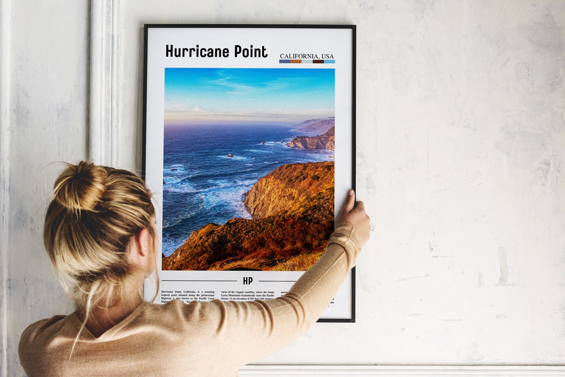 Hurricane Point Poster Hurricane Point Print Hurricane Point Wall Art United States Photo United States Poster United States Print - Image 2