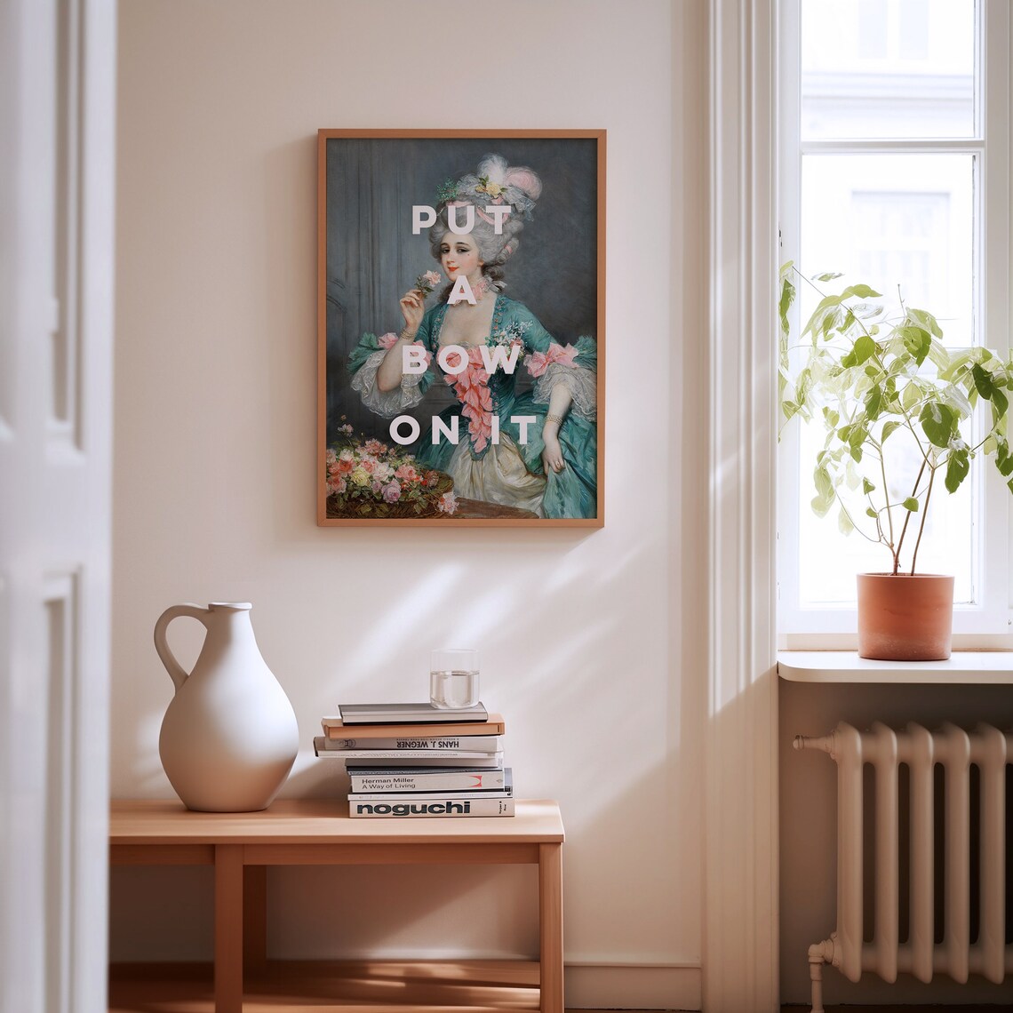 Put A Bow On It Wall Art Print, Girly Aesthetic - Image 3