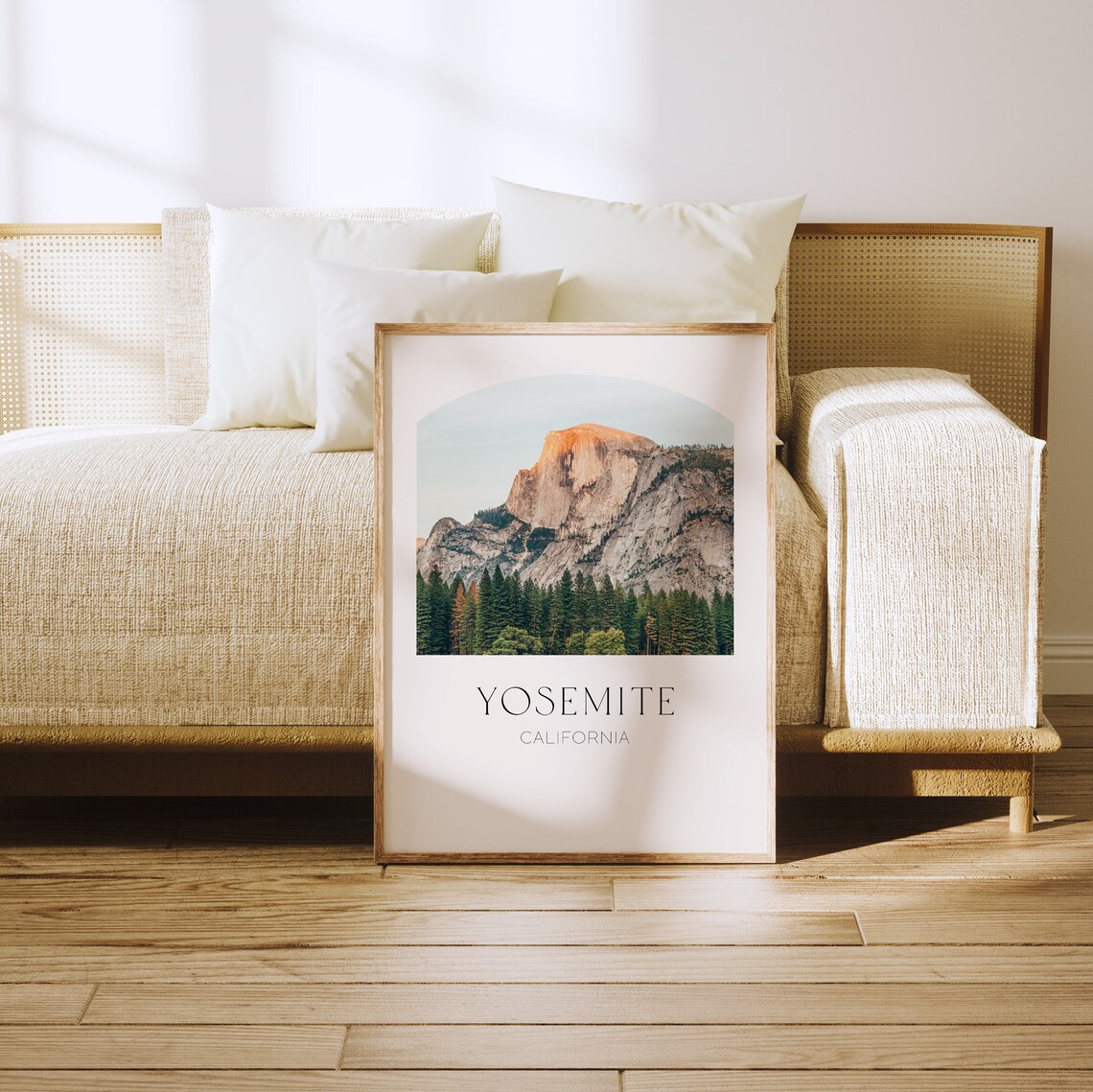 Half Dome Yosemite Travel Poster, California Landscape - Image 2