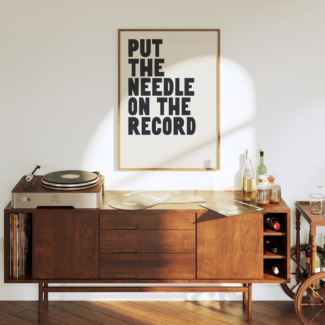 Minimalist Music Poster Modern Typography Print Retro Vinyl Record Wall Art A123 - Image 3