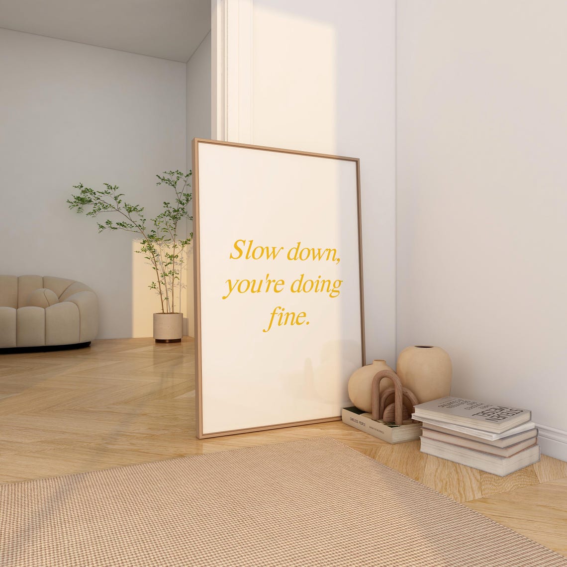 Custom Quote Print Blue Personalised Text Print Pink Your Text Here Poster Purple Custom Text Wall Art - Image 2