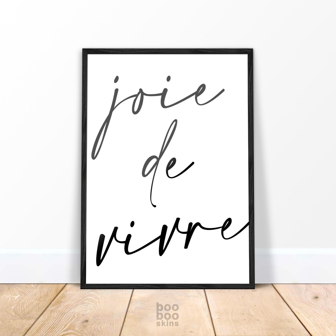 Joie De Vivre French Words Art Print