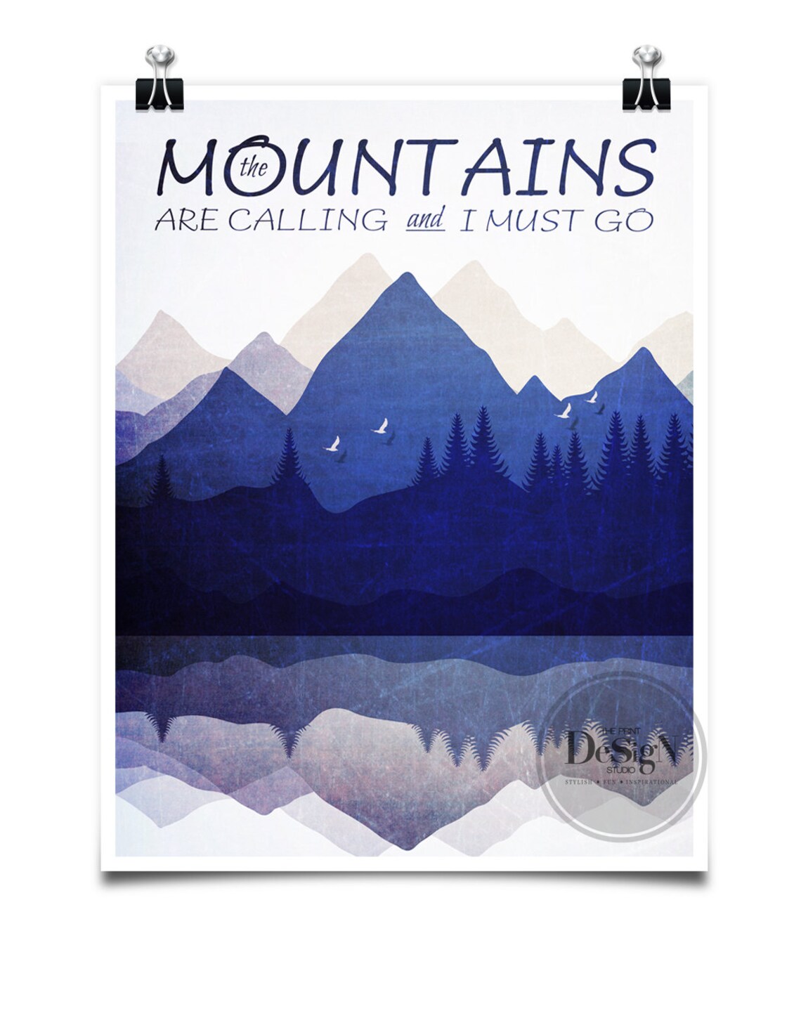 John Muir The Mountains Are Calling Art Print - Image 2