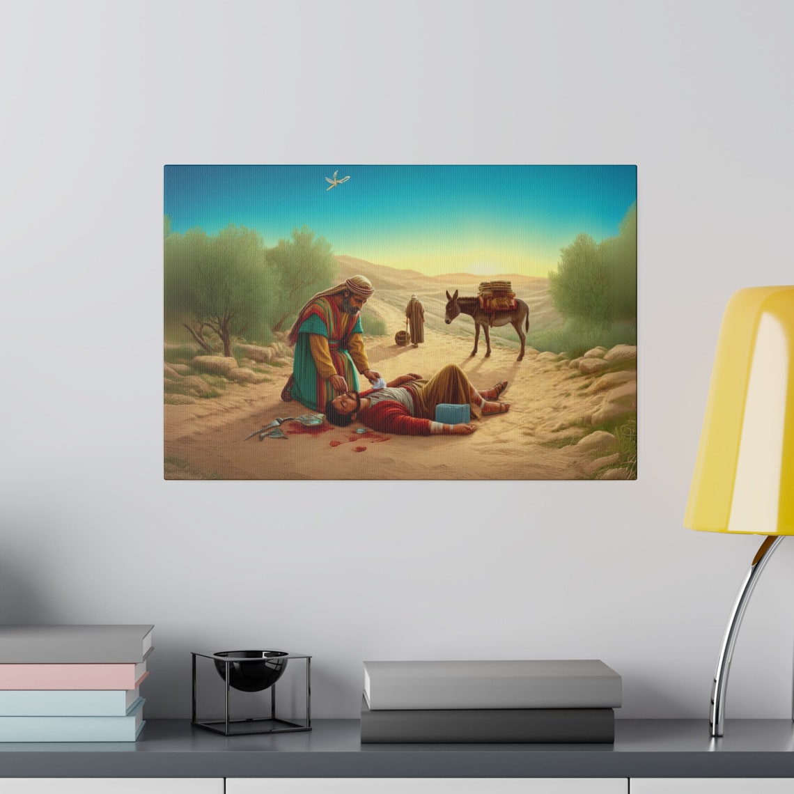 The Good Samaritan Matte Print Christian Artwork From Bible Stories Fast Shipping - Image 3