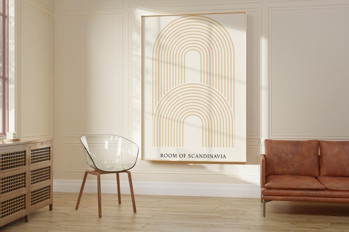 Scandinavian Minimalist Line Art, Modern Abstract - Image 2