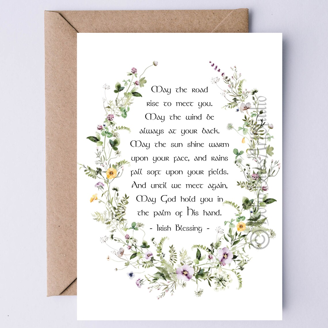 Irish Blessing, Ireland Wedding Blessing Art Print