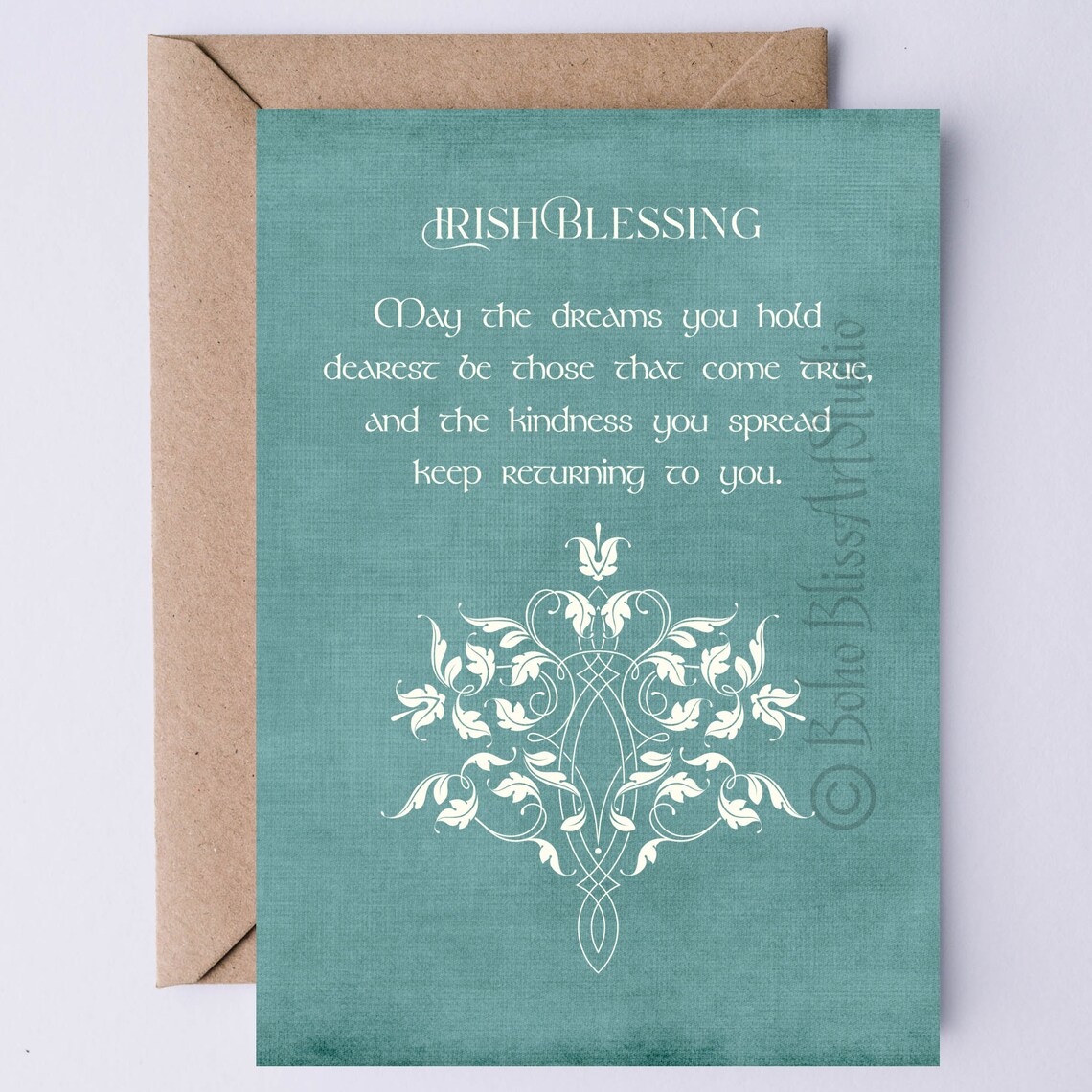 Irish Wedding Blessing, Irish Blessing Art Print