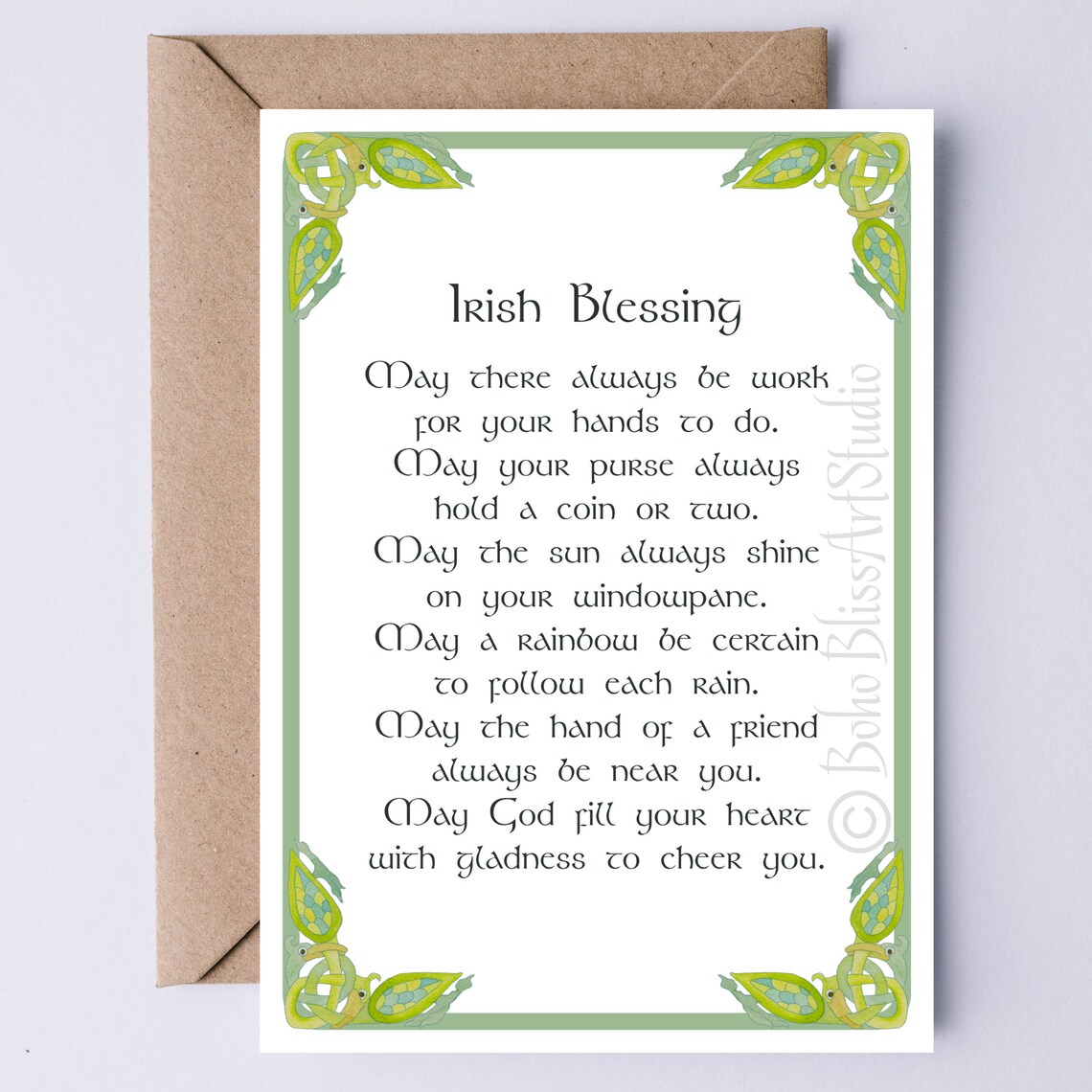 Irish Blessing, Wedding Blessing Wall Art Print