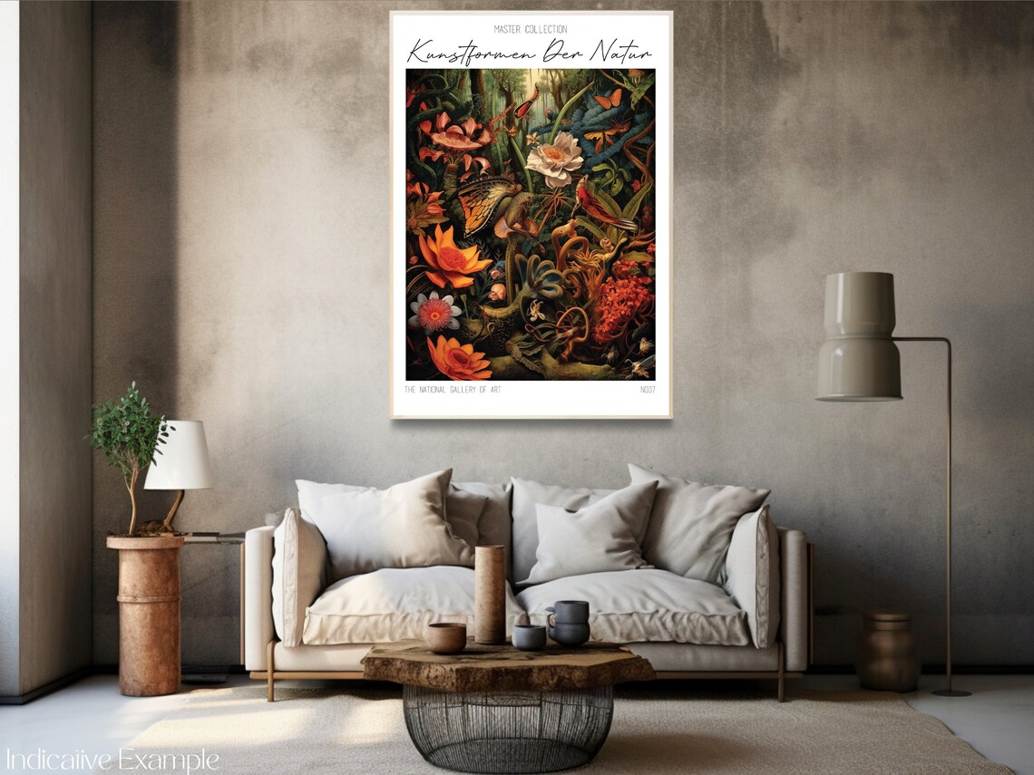 Kunstformen Der Natur Haeckel Inspired Exotic Flowers Poster - Image 3