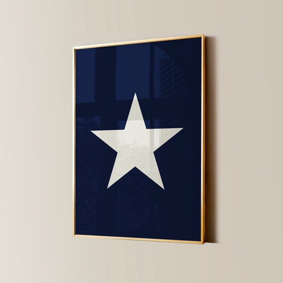 Star Girl Y2K Aesthetic Art Print, Retro Decor