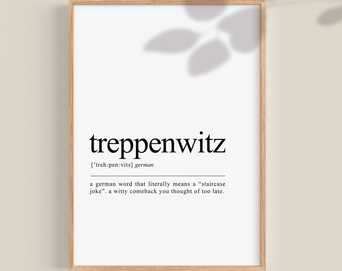 Treppenwitz Funny German Bar Decor Art Print