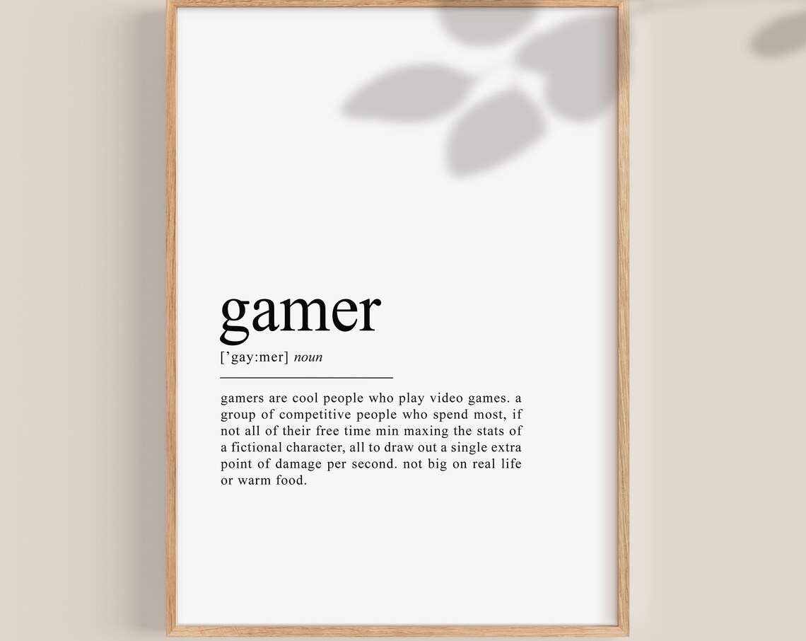 Gaming Wall Art, Teen Room Video Game Decor Print
