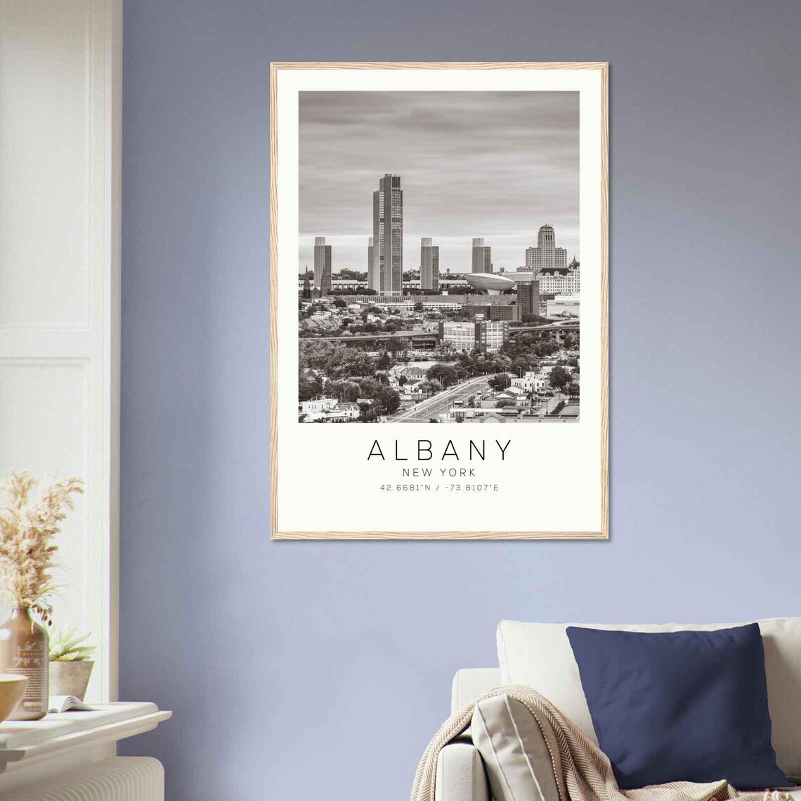 Albany Georgia Minimalist Travel Poster, Art Print - Image 2