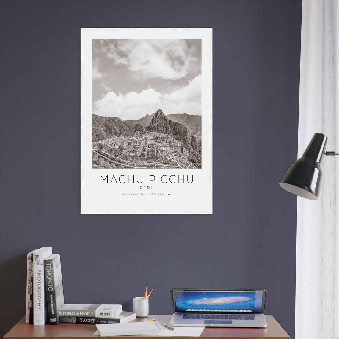 Machu Picchu Peru Travel Poster, Minimalist Photo Print - Image 3