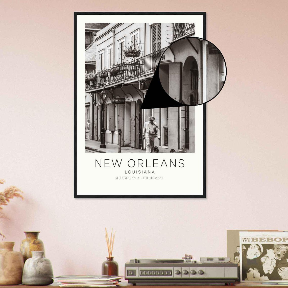 New Orleans Louisiana Photo Travel Poster New Orleans Travel Print Minimalist Travel Print Ds1 - Image 4