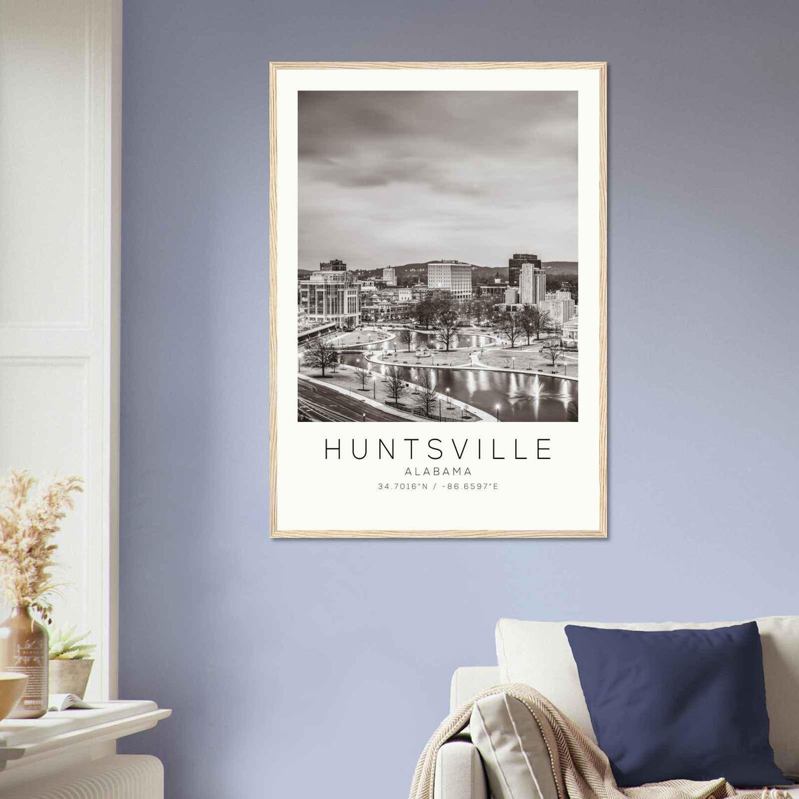 Huntsville Alabama Minimalist Travel Poster - Image 2