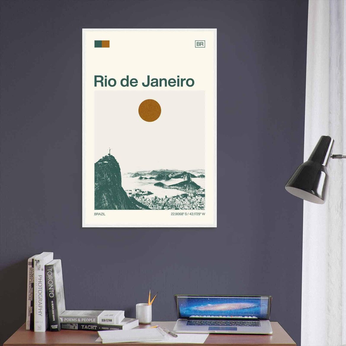 Rio De Janeiro Brazil Minimalist Travel Poster - Image 3