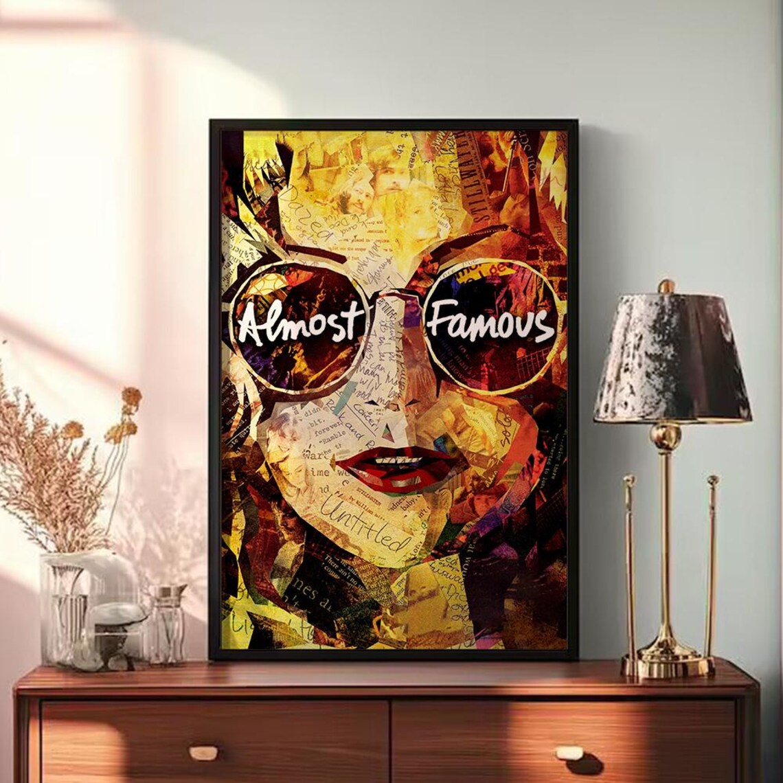 Almost Famous Rock Collage Sunglasses Stillwater Music Film Poster - Image 3