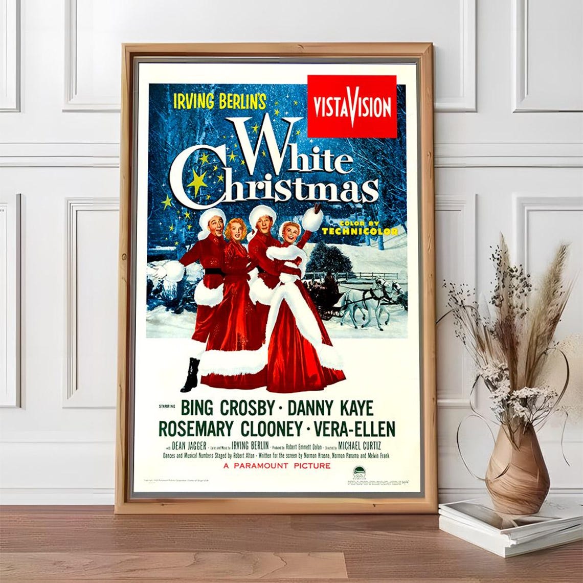 Irving Berlins White Christmas Bing Crosby Classic Musical Film Poster - Image 2