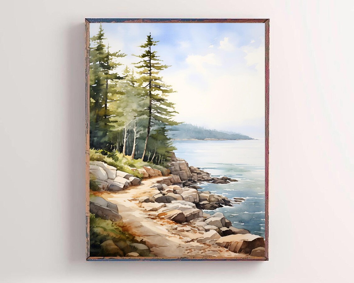 Isle Royale National Park Watercolor Travel Poster - Image 2
