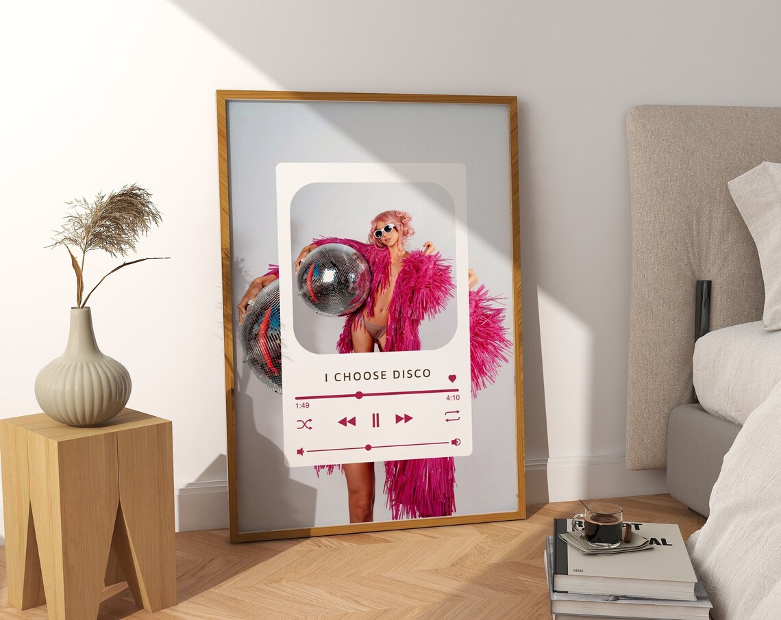I Choose Disco, Trendy Dorm Room Music Poster