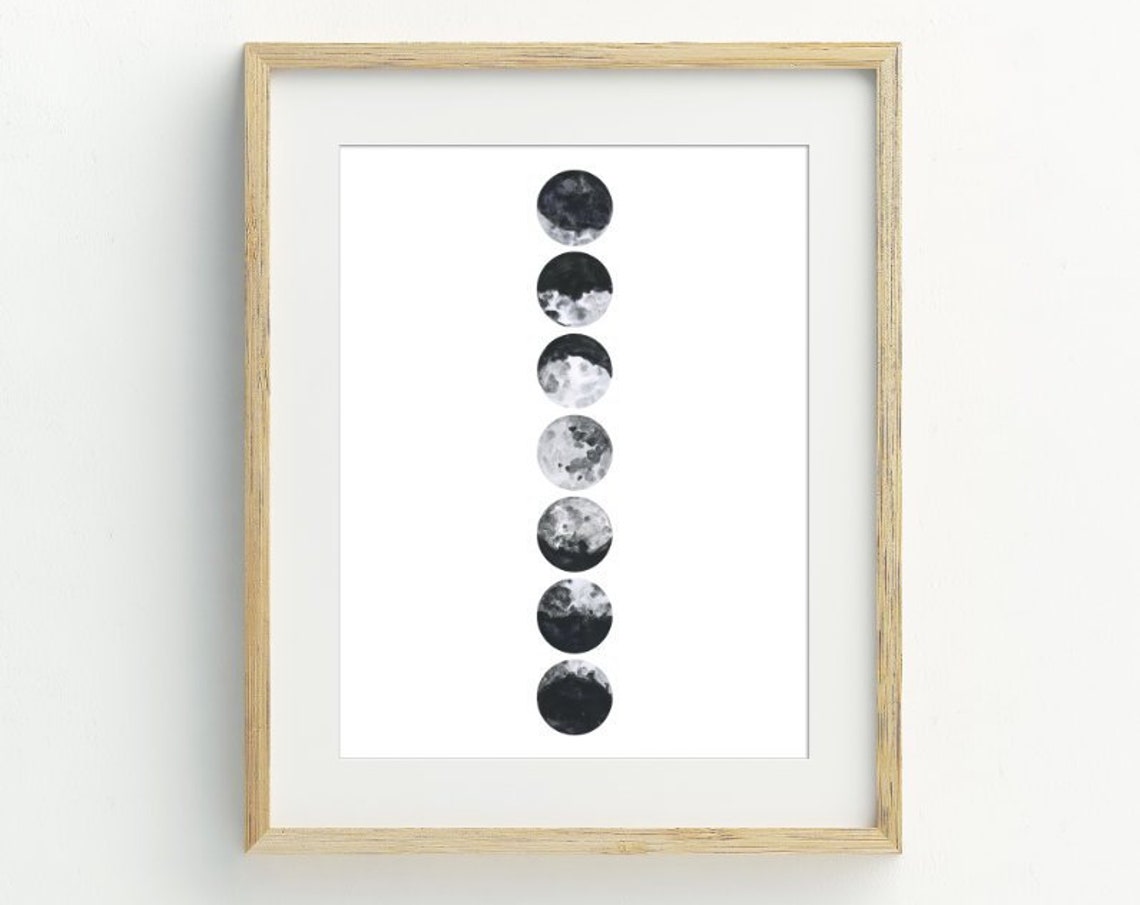 Moon Phases - Celestial Wall Art