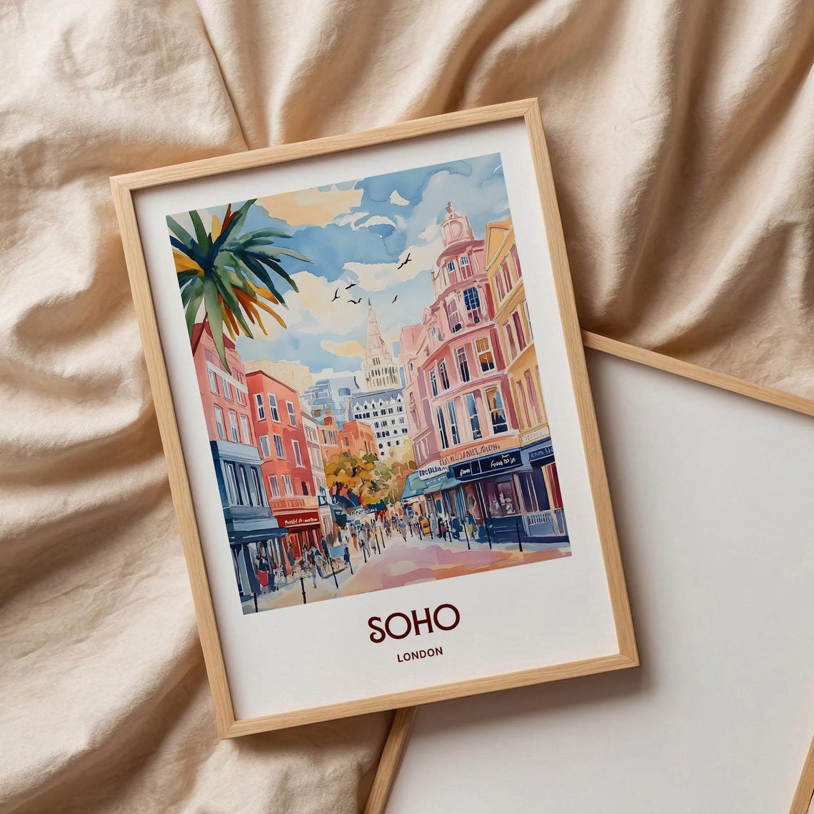 Ronnie Scotts Art Print Soho London Poster Jazz Club Wall Art Retro Travel Art Minimalist Cityscape Blues Music Venue C35 342 - Image 3