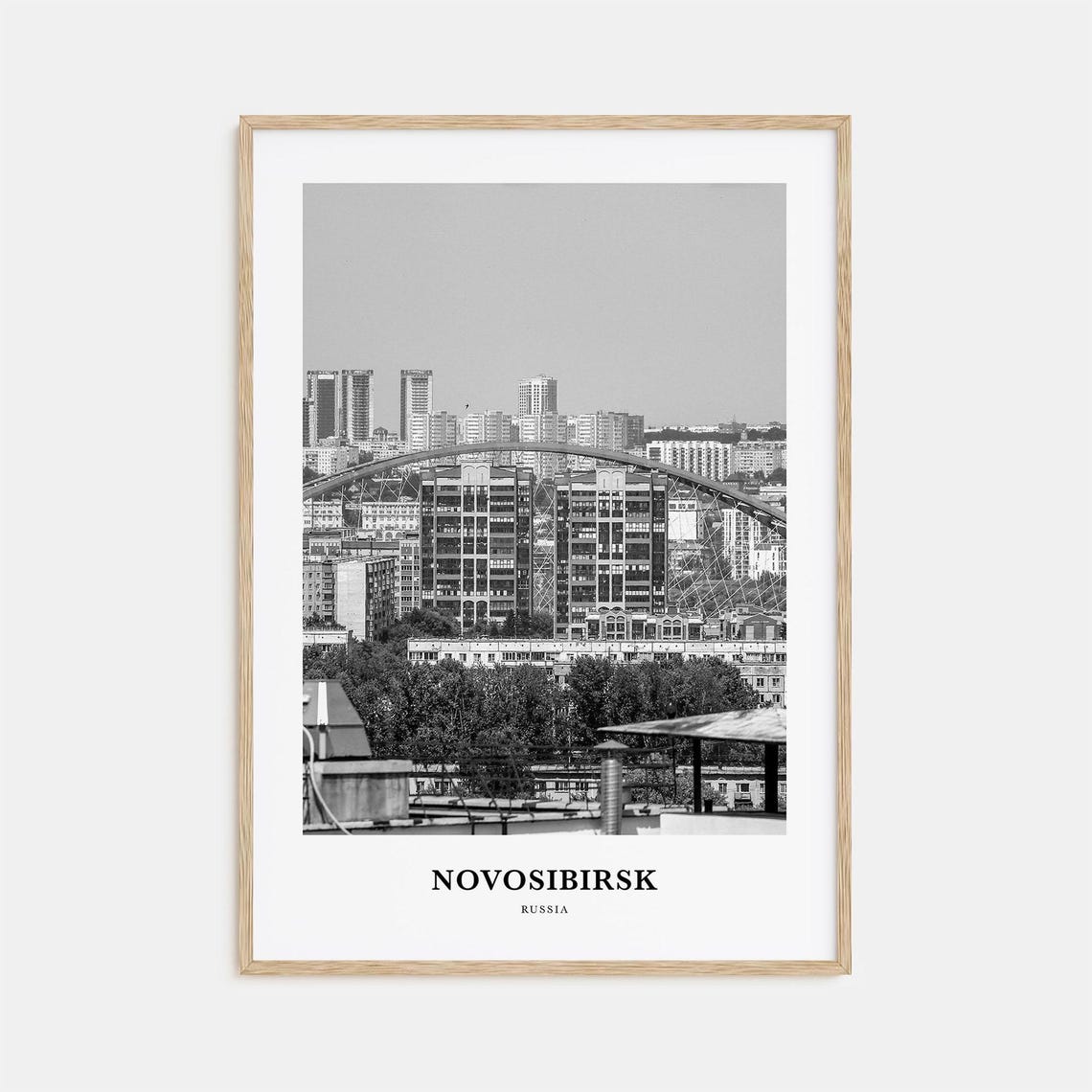 Novosibirsk Wall Art Novosibirsk Wall Decor Novosibirsk Poster Novosibirsk Home Decor Novosibirsk Travel Gift Novosibirsk Travel Print