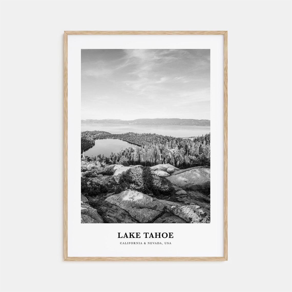 Lake Tahoe Wall Art No 1 Lake Tahoe Wall Decor Lake Tahoe Poster Lake Tahoe Home Decor Lake Tahoe Travel Gift Lake Tahoe Travel Print
