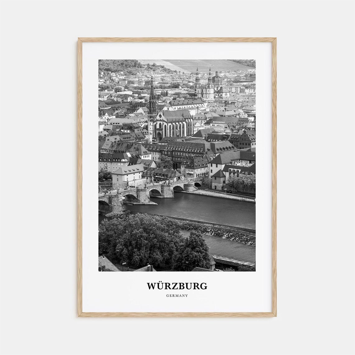 Wurzburg Wall Art Wrzburg Wall Decor Wrzburg Poster Wrzburg Home Decor Wrzburg Travel Gift Wrzburg Travel Print