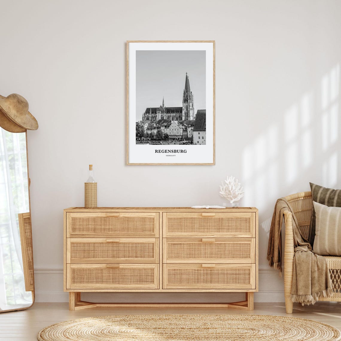 Regensburg Wall Art Regensburg Wall Decor Regensburg Poster Regensburg Home Decor Regensburg Travel Gift Regensburg Travel Print - Image 3