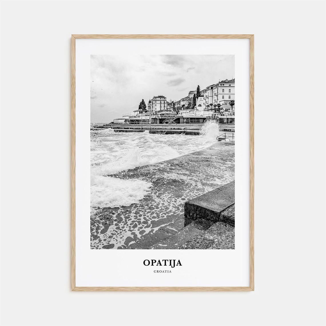 Opatija Wall Art Opatija Wall Decor Opatija Poster Opatija Home Decor Opatija Travel Gift Opatija Travel Print