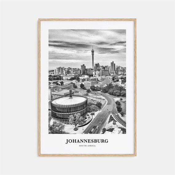 Johannesburg Wall Art No 2 Johannesburg Wall Decor Johannesburg Poster Johannesburg Home Decor Johannesburg Travel Gift Travel Print
