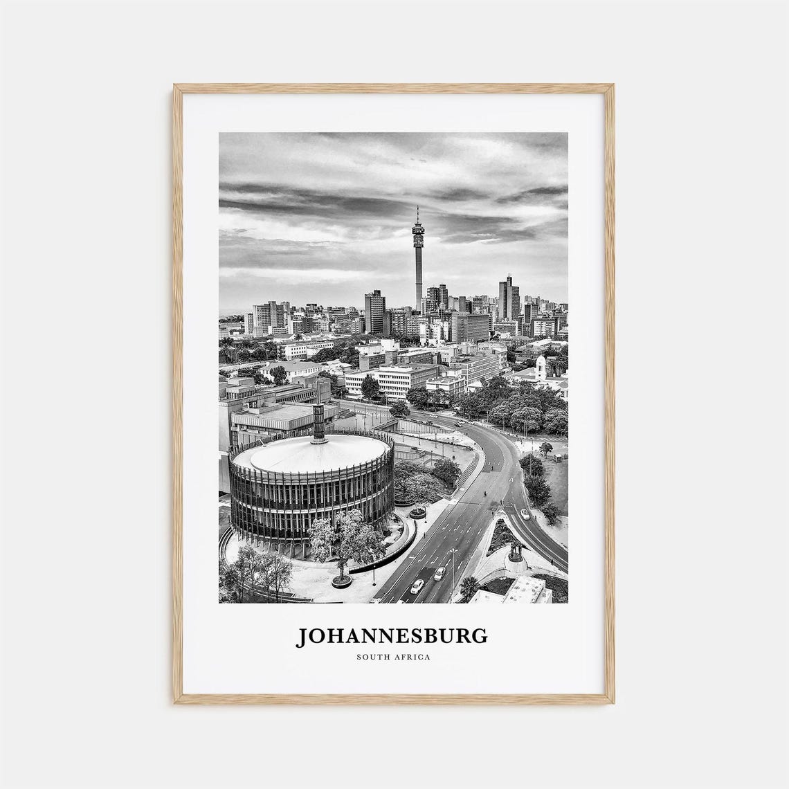 Johannesburg Wall Art No 2 Johannesburg Wall Decor Johannesburg Poster Johannesburg Home Decor Johannesburg Travel Gift Travel Print