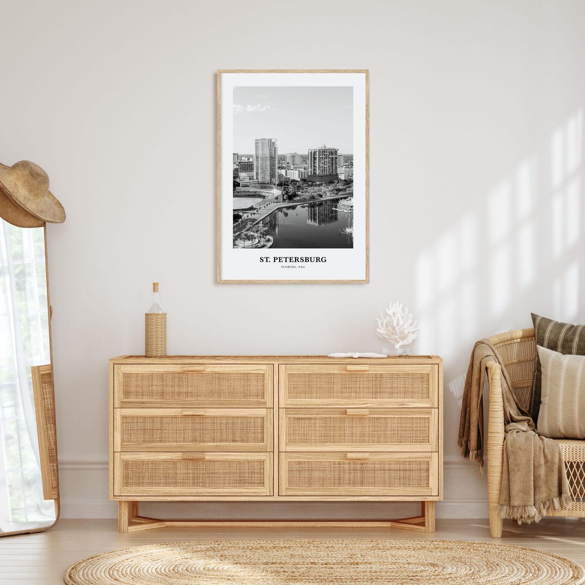 St Petersburg Wall Art Florida No 1 St Petersburg Wall Decor St Petersburg Poster St Petersburg Home Decor St Petersburg Travel - Image 3
