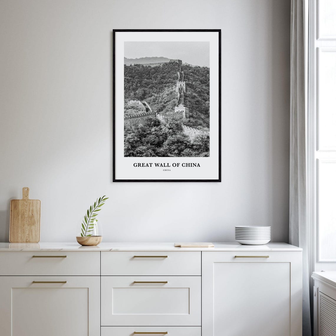Great Wall Of China Wall Art Great Wall Of China Wall Decor Great Wall Of China Poster Great Wall Of China Home Decor Wall Of China - Image 2
