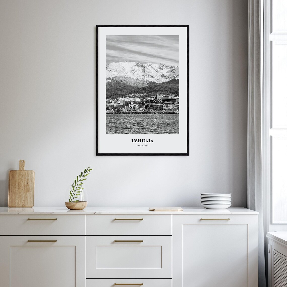 Ushuaia Wall Art Ushuaia Wall Decor Ushuaia Poster Ushuaia Home Decor Ushuaia Travel Gift Ushuaia Travel Print - Image 2
