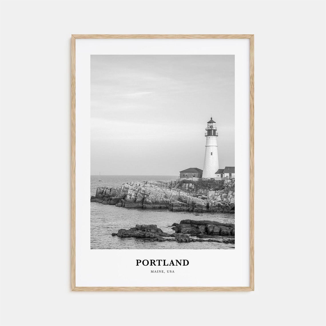 Portland Wall Art Maine Portland Wall Decor Portland Poster Portland Home Decor Portland Travel Gift Portland Travel Print