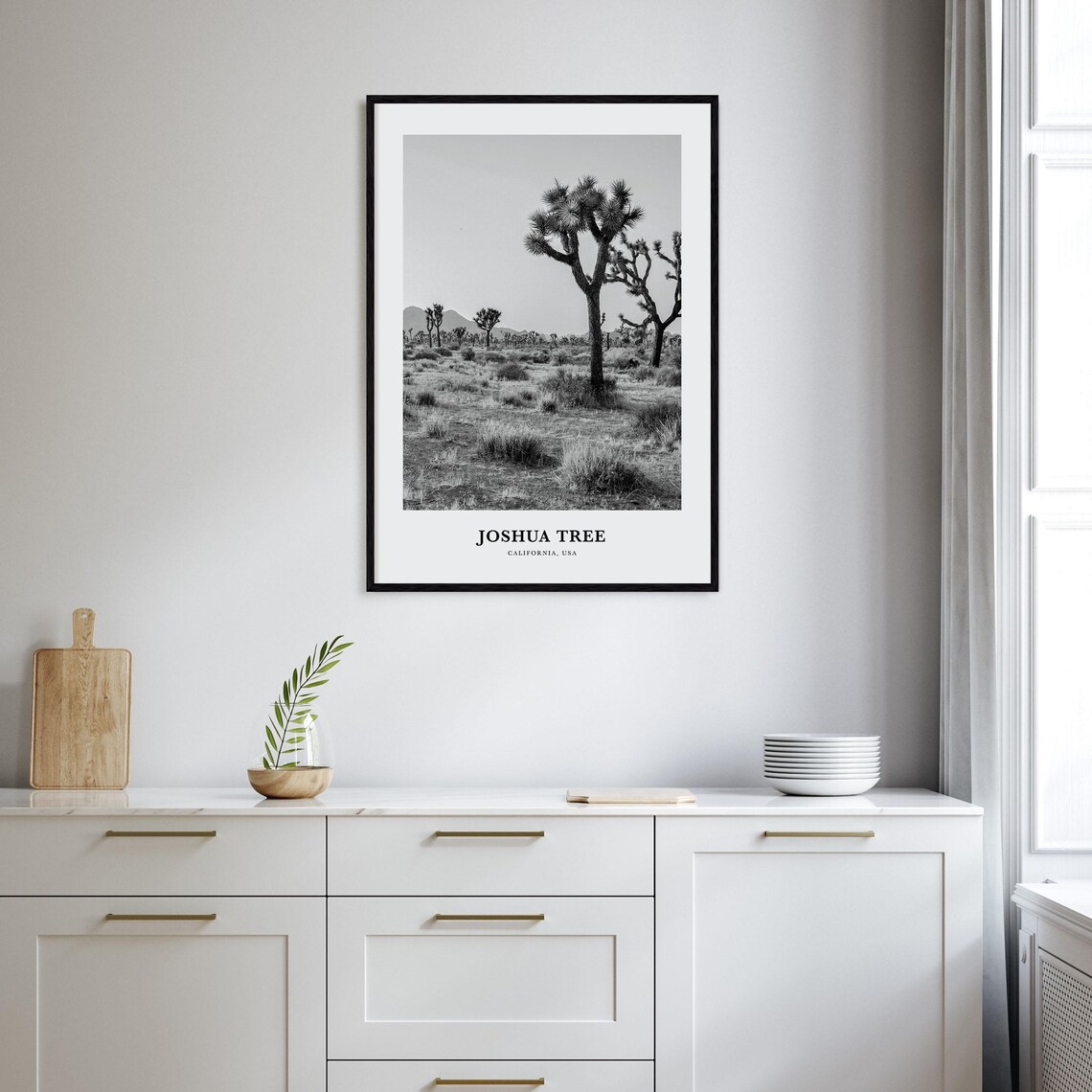 Joshua Tree Desert with Iconic Trees California Travel Poster - Image 2